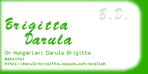 brigitta darula business card